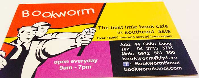 Hanoi Bookworm card